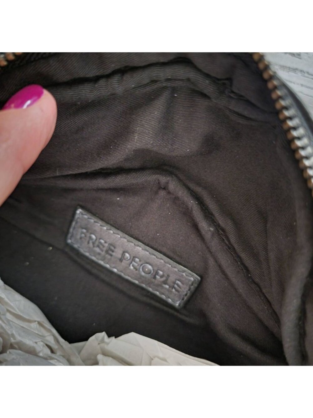 Free People Ana Adorned Sling Bag Studded Festival Grunge Hippie Biker Emo Punk - Picture 6 of 7